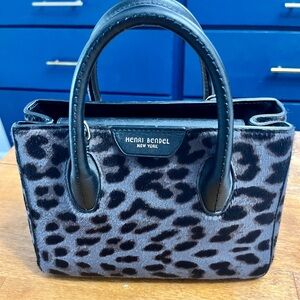 RARE like new Henri Bendel Haircalf mini bag. Does not have long strap.